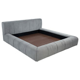 Best Furniture Outlet - Coaster - Wilshire Upholstered Eastern King Platform Bed Grey - 315981KE
